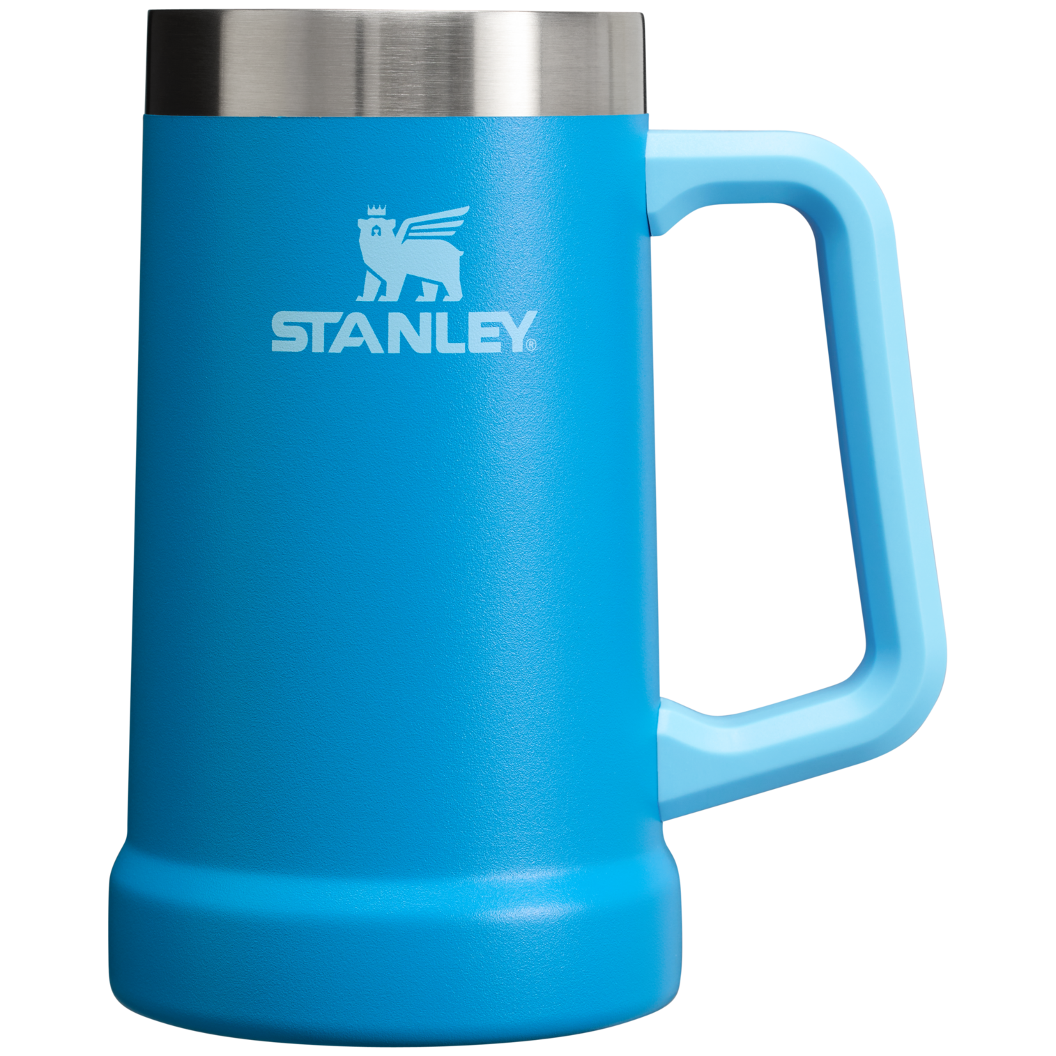 Stanley Heavy Duty Big Grip 24 oz Beer Stein in Azure Blue
